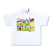 White when life gives you lemons add sugar tbw Urban Heavy Tee - texasbilliewilder