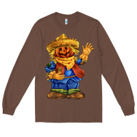 Chestnut scarecrow Long Sleeve Tee - FaDigitalArtStudio