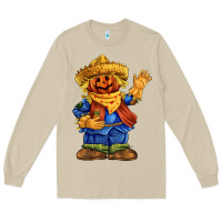 Mushroom scarecrow Long Sleeve Tee - FaDigitalArtStudio