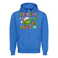 True Royal christmas characters and bougie Zipper Hoodie - AdoDesignShop