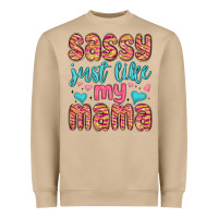 Mushroom sassy just like my mama Heavyweight Sweatshirt - MaliasSmallBusiness