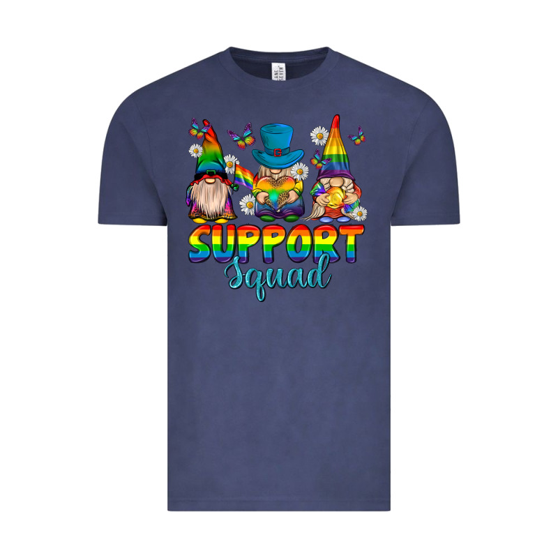 Support Squad Pride Gnomies Vintage Tee by texasbilliewilder | Teevron