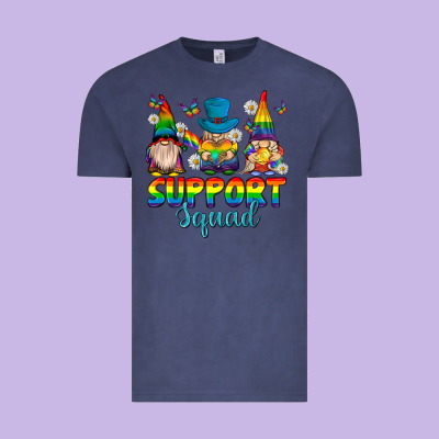 Vintage Tee support squad pride gnomies