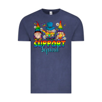 Vintage Denim support squad pride gnomies Vintage Tee - texasbilliewilder