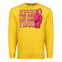Lemon i fought for my life and i won Premium Sweatshirt - NancyCooperArtShop