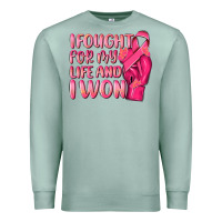 Seafoam i fought for my life and i won Premium Sweatshirt - NancyCooperArtShop