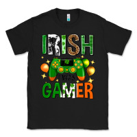 Black irish i was gamer st. patricks day Classic Tee - Neo Western