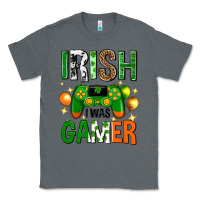 Charcoal Heather irish i was gamer st. patricks day Classic Tee - Neo Western