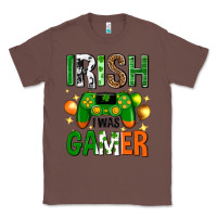 Chestnut irish i was gamer st. patricks day Classic Tee - Neo Western