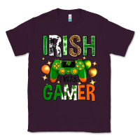 Plum irish i was gamer st. patricks day Classic Tee - Neo Western