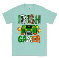 Seafoam irish i was gamer st. patricks day Classic Tee - Neo Western