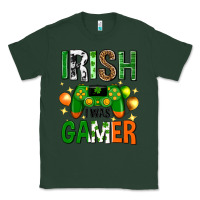 Sports Green irish i was gamer st. patricks day Classic Tee - Neo Western