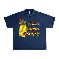 Navy when life gives you lemons add sugar Urban Heavy Tee - texasbilliewilder