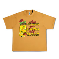 Peanut Butter when life gives you lemons add sugar Urban Heavy Tee - texasbilliewilder