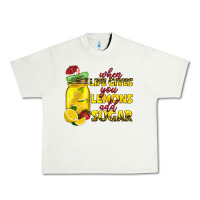 Pistachio when life gives you lemons add sugar Urban Heavy Tee - texasbilliewilder
