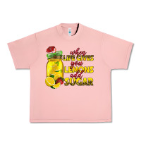 Salmon when life gives you lemons add sugar Urban Heavy Tee - texasbilliewilder