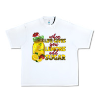 White when life gives you lemons add sugar Urban Heavy Tee - texasbilliewilder