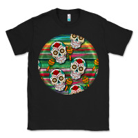 Black hispanic heritage month round earrings 4 Classic Tee - BundleAndBundleShop
