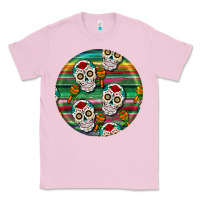 Bubblegum Pink hispanic heritage month round earrings 4 Classic Tee - BundleAndBundleShop