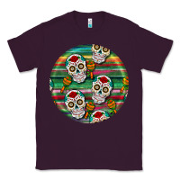 Plum hispanic heritage month round earrings 4 Classic Tee - BundleAndBundleShop