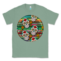 Sage hispanic heritage month round earrings 4 Classic Tee - BundleAndBundleShop