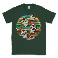Sports Green hispanic heritage month round earrings 4 Classic Tee - BundleAndBundleShop