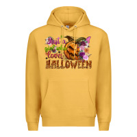 Mustard just a girl who loves halloween Premium Hoodie - NancyCooperArtShop