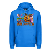 True Royal just a girl who loves halloween Premium Hoodie - NancyCooperArtShop