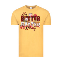 Vintage Mustard hey batter batter swing baseball Vintage Tee - Zillion Design Studio