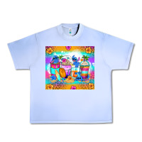 Grape Ice stitch summer coffee cups Urban Heavy Tee - Zillion Design Studio