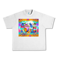 Lunar Rock stitch summer coffee cups Urban Heavy Tee - Zillion Design Studio