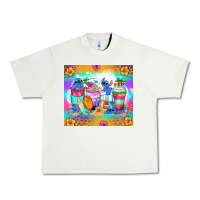 Pistachio stitch summer coffee cups Urban Heavy Tee - Zillion Design Studio
