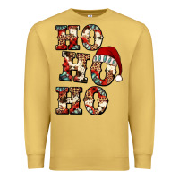 Antique Gold ho ho ho western christmas Premium Sweatshirt - Jasminsmagicworld