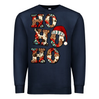 Navy ho ho ho western christmas Premium Sweatshirt - Jasminsmagicworld