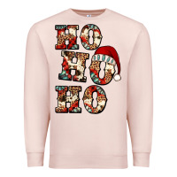 Pale Pink ho ho ho western christmas Premium Sweatshirt - Jasminsmagicworld