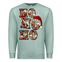 Seafoam ho ho ho western christmas Premium Sweatshirt - Jasminsmagicworld