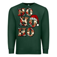 Sports Green ho ho ho western christmas Premium Sweatshirt - Jasminsmagicworld