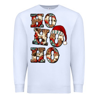 Ho Ho Ho Western Christmas Premium Sweatshirt | Teevron