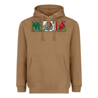 Toasted Coconut mexican flag mama Heavyweight Hoodie - Jasminsmagicworld