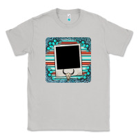 Moon Dust gemstone turquoise serape custom photo frame coaster Classic Tee - BarkalooDesign