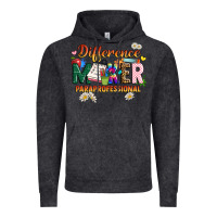 Vintage Black difference maker paraprofessional Vintage Hoodie - JahusDesignShop