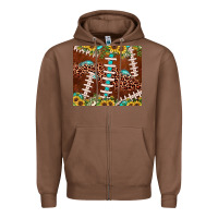 Chestnut football leopard gemstone sunflower Zipper Hoodie - JahusDesignShop