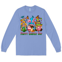 Colony Blue Happy Easter Day gnomies Long Sleeve Tee - Neo Western