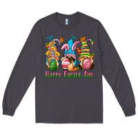 Smoke Happy Easter Day gnomies Long Sleeve Tee - Neo Western