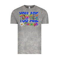 Cloud Rock you are enough with daisies Vintage Tee - texasbilliewilder