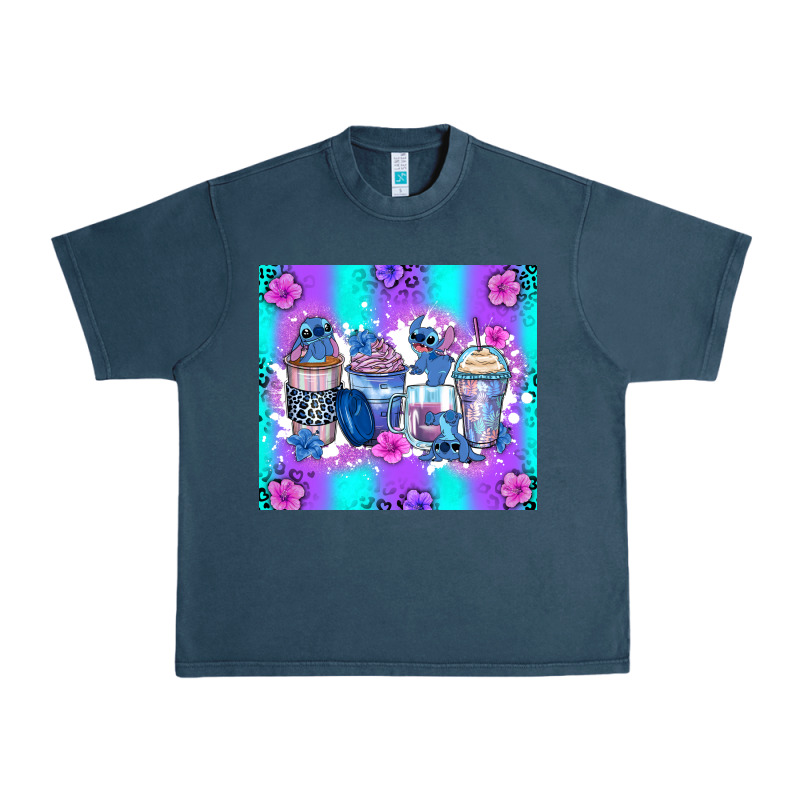 Stitch Coffee Cups Urban Heavy Tee by Zillion Design Studio | Teevron