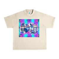 Sandshell stitch coffee cups Urban Heavy Tee - Zillion Design Studio