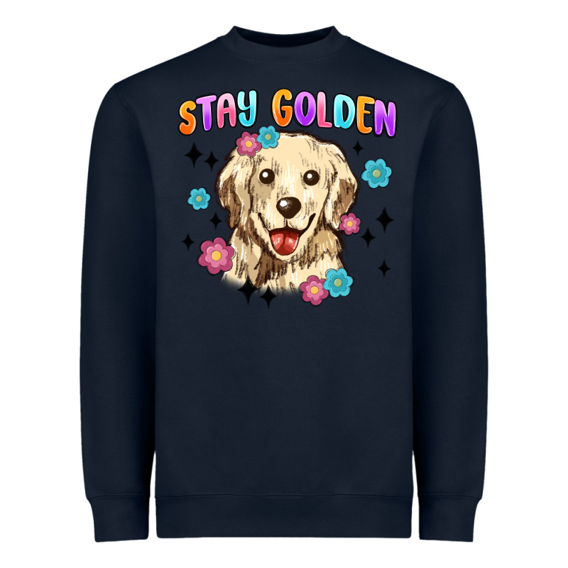 Stay Golden Heavyweight Sweatshirt by MaliasSmallBusiness | Teevron