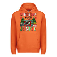 Carrot Christmas movie junkie Premium Hoodie - MaliasSmallBusiness