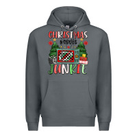 Rock Christmas movie junkie Premium Hoodie - MaliasSmallBusiness